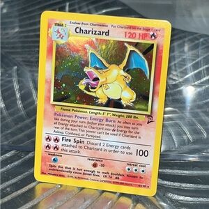 Pokemon Charizard Trading Card Base Set 2